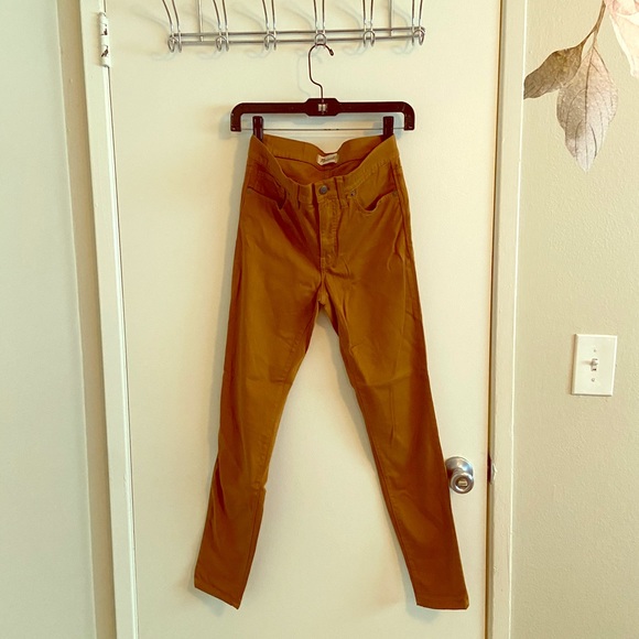 camel skinny pants
